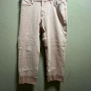 Dear John Women's Light Tan Cropped Jeans